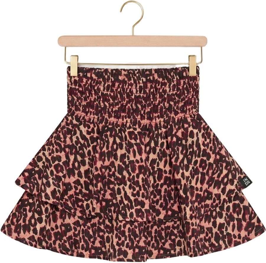 INDIAN BLUE JEANS Meisjes Rokken Skirt Leopard Roze