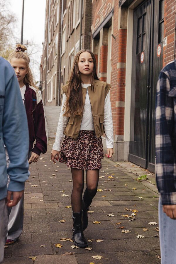 INDIAN BLUE JEANS Meisjes Rokken Skirt Leopard Roze - Foto 3