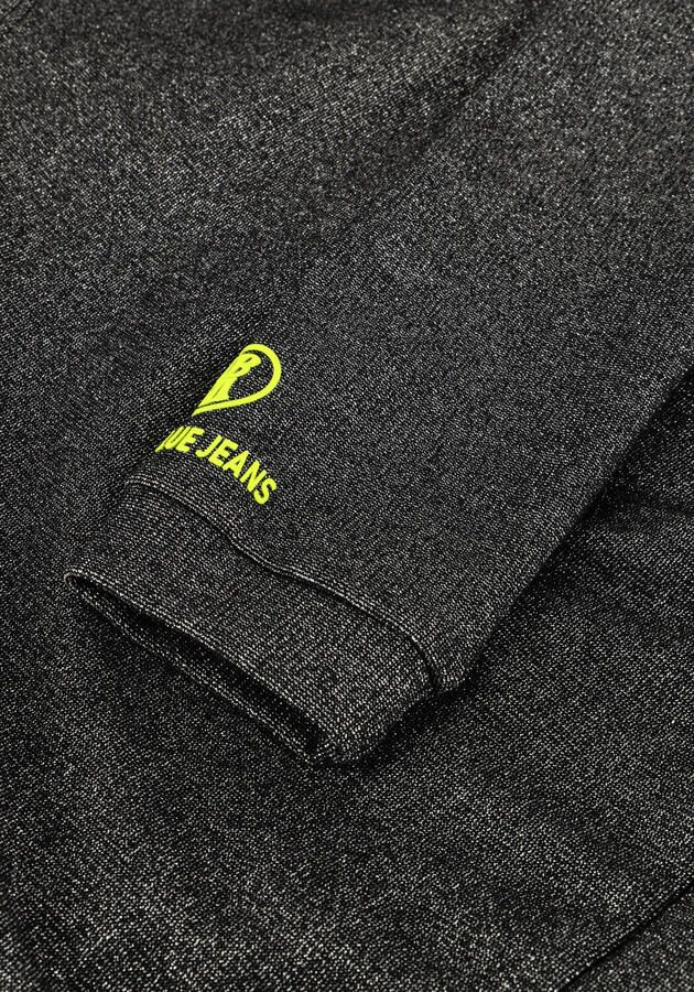 INDIAN BLUE JEANS Meisjes Tops & T-shirts Cropped Longsleeve Metallic Zwart