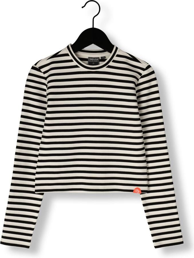 INDIAN BLUE JEANS Meisjes Tops & T-shirts Longsleeve Stripe Zwart - Foto 2