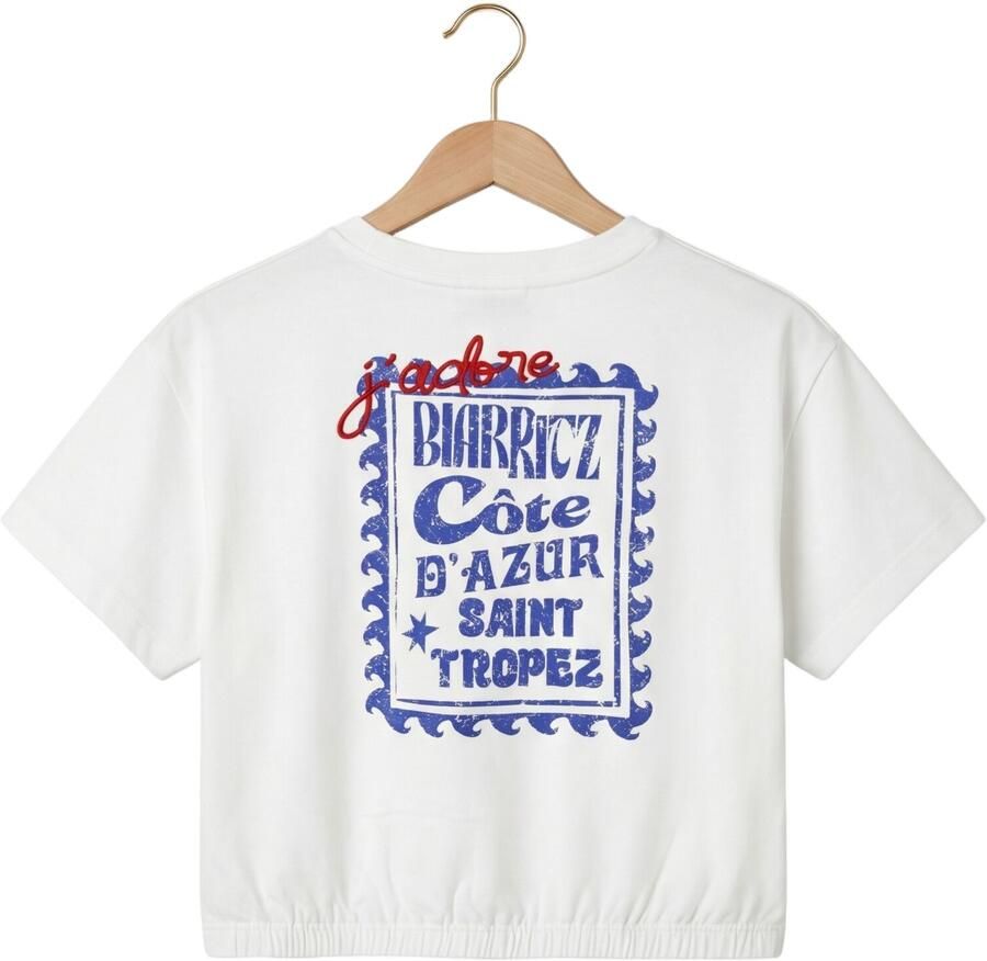 INDIAN BLUE JEANS Meisjes Tops & T-shirts T-shirt Page Wit - Foto 2