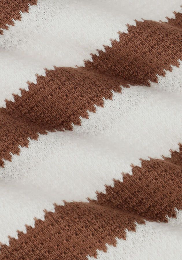 INDIAN BLUE JEANS Meisjes Tops & T-shirts T-shirt Striped Puffed Sleeve Bruin