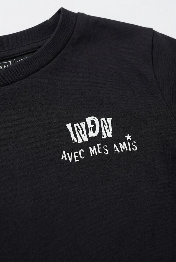 INDIAN BLUE JEANS Meisjes Tops & T-shirts T-shirt Washed Print Zwart