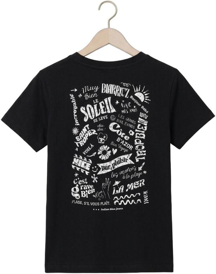 INDIAN BLUE JEANS Meisjes Tops & T-shirts T-shirt Washed Print Zwart - Foto 2