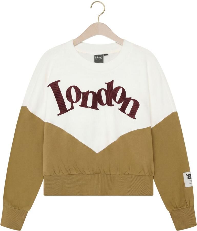 INDIAN BLUE JEANS Meisjes Truien & Vesten Sweater Colorblock Creme
