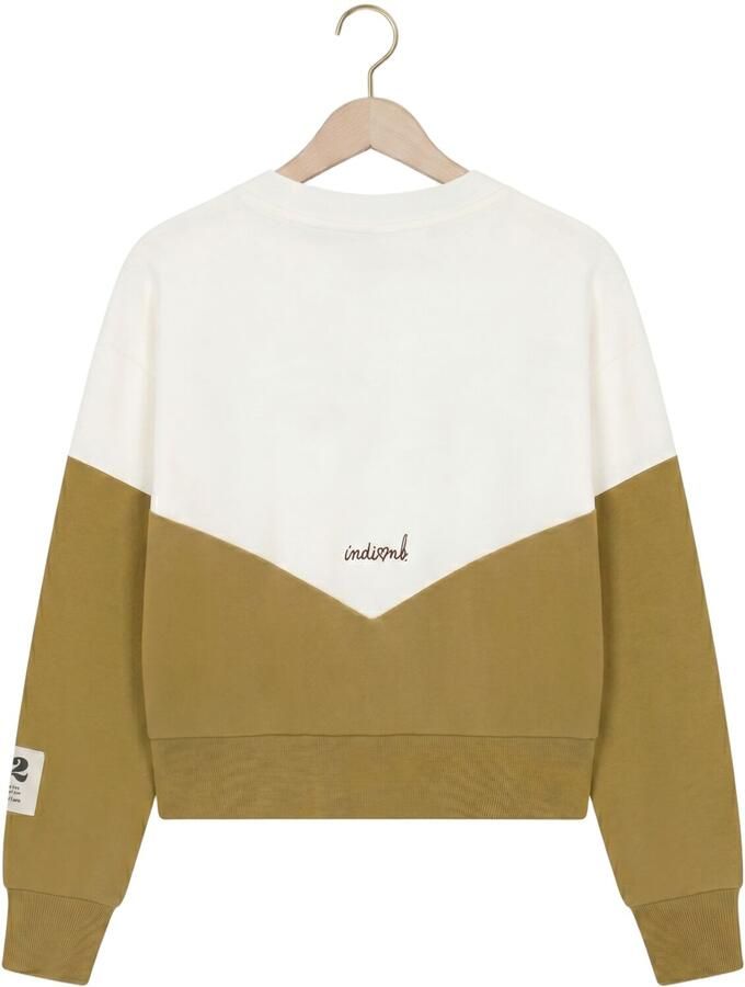 INDIAN BLUE JEANS Meisjes Truien & Vesten Sweater Colorblock Creme - Foto 2