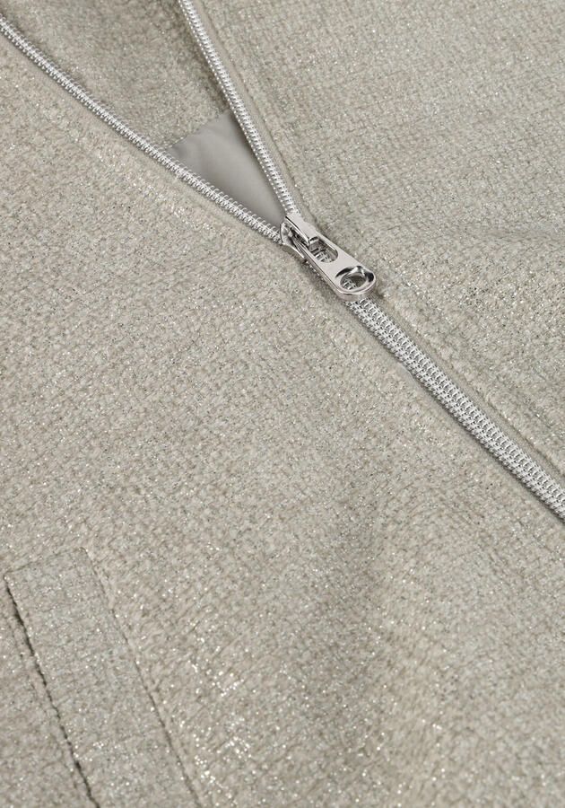 INDIAN BLUE JEANS Meisjes Truien & Vesten Tweed Bomber Zilverkleurig - Foto 2