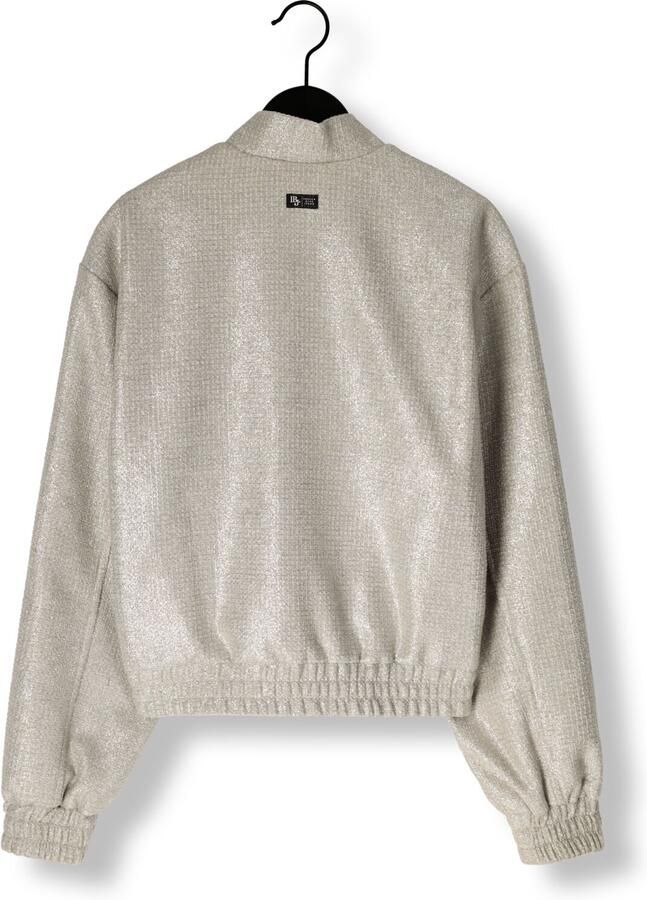 INDIAN BLUE JEANS Meisjes Truien & Vesten Tweed Bomber Zilverkleurig