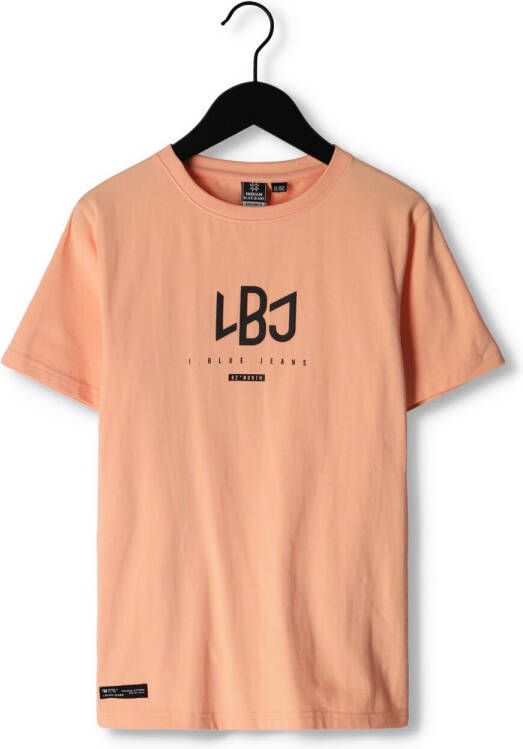INDIAN BLUE JEANS Jongens Polo's & T-shirts T-shirt Ibj Backprint Oranje