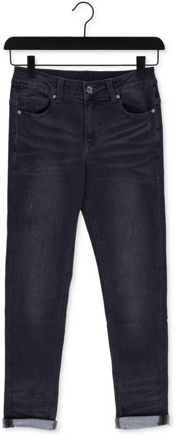 Indian Blue Jeans Zwarte Slim Fit Jeans Black Jay Tapered Fit