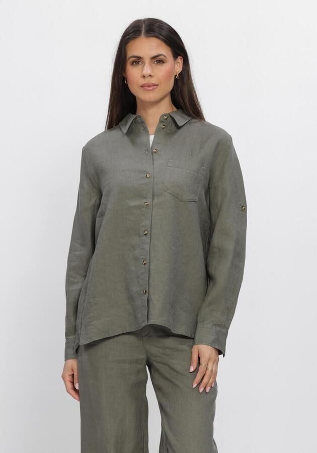 INWEAR Dames Blouses Dilanaiw Classic Shirt Khaki