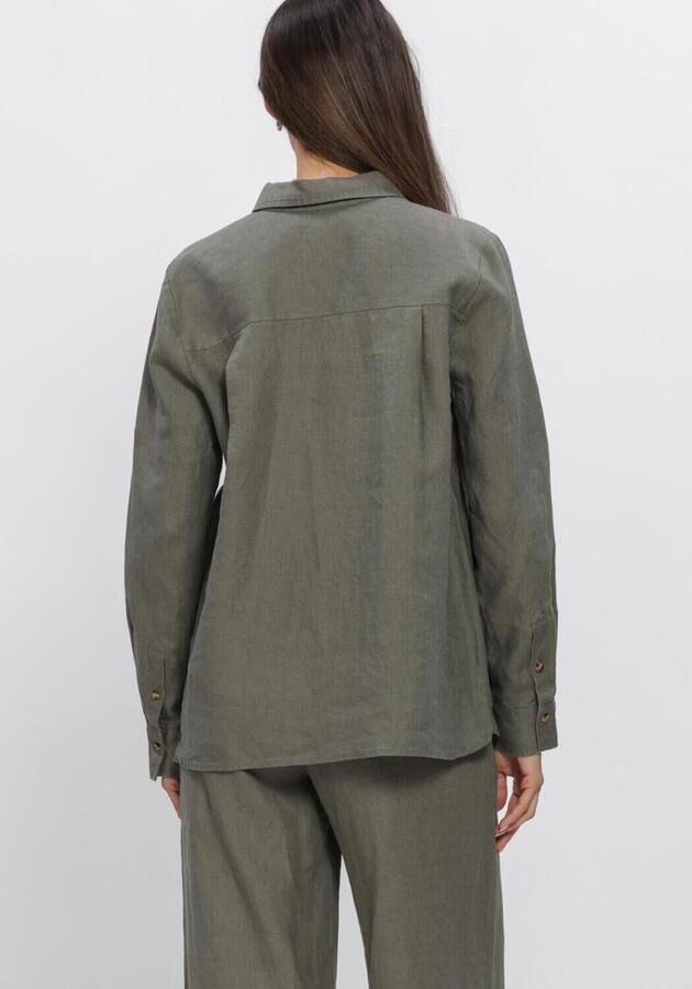 INWEAR Dames Blouses Dilanaiw Classic Shirt Khaki - Foto 3