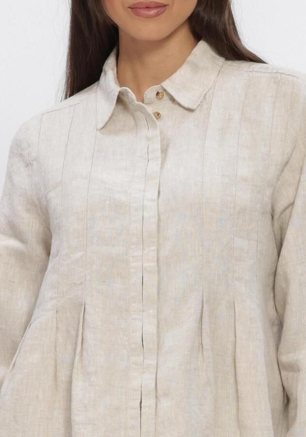 INWEAR Dames Blouses Dilanaiw Pleated Shirt Beige - Foto 4
