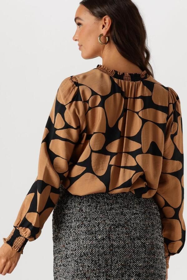 INWEAR Dames Blouses Mettaiw Blouse Bruin - Foto 3