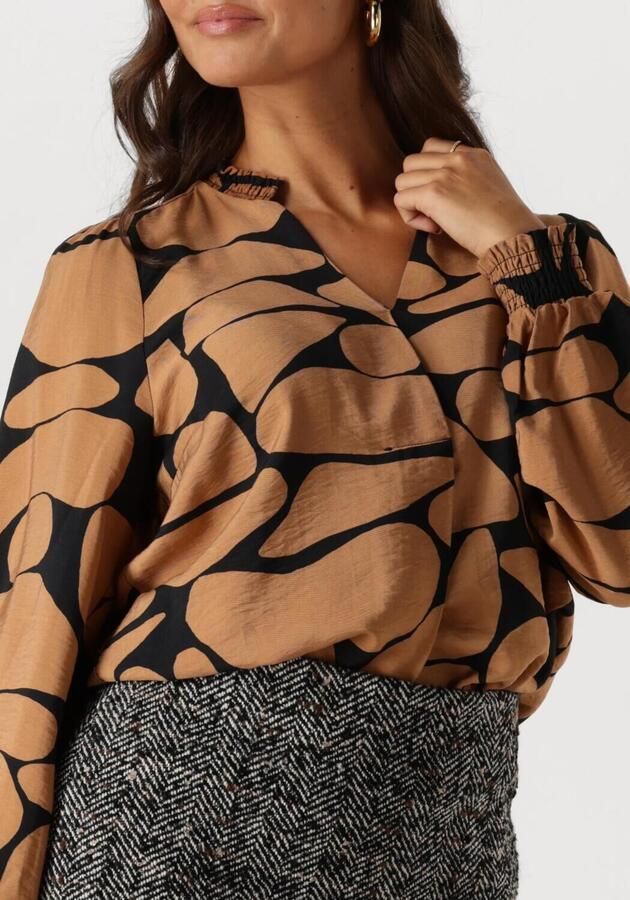 INWEAR Dames Blouses Mettaiw Blouse Bruin - Foto 2
