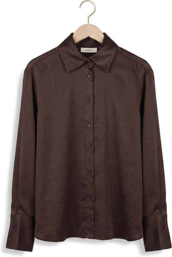 INWEAR Dames Blouses Paulineiw Shirt Bruin - Foto 4