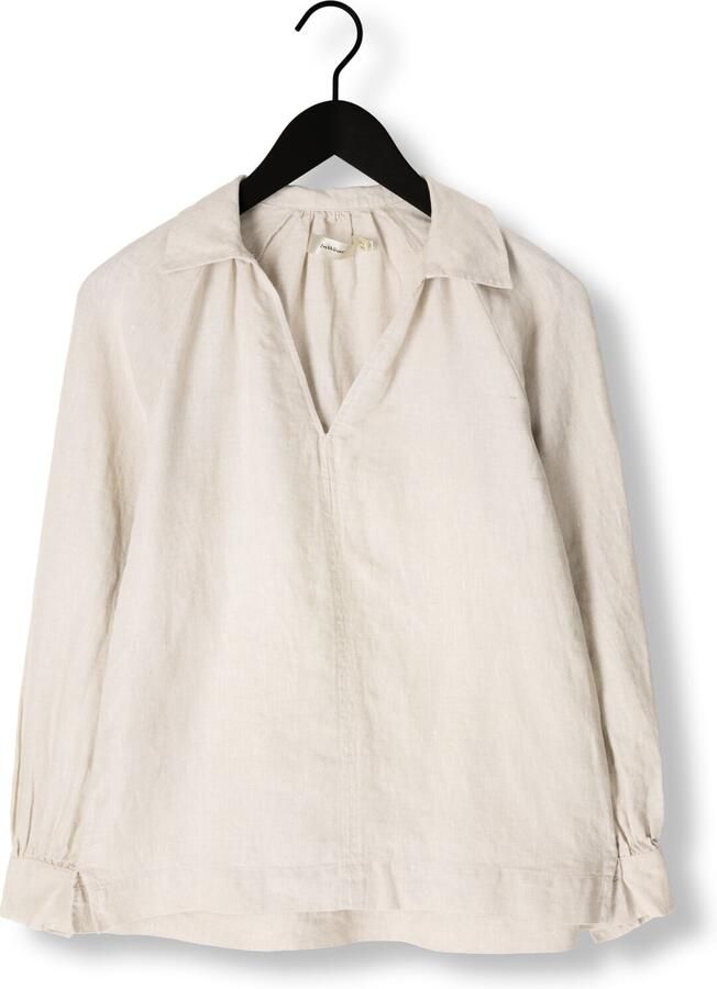 InWear Linnen Blouse Haze Melange Beige Dames