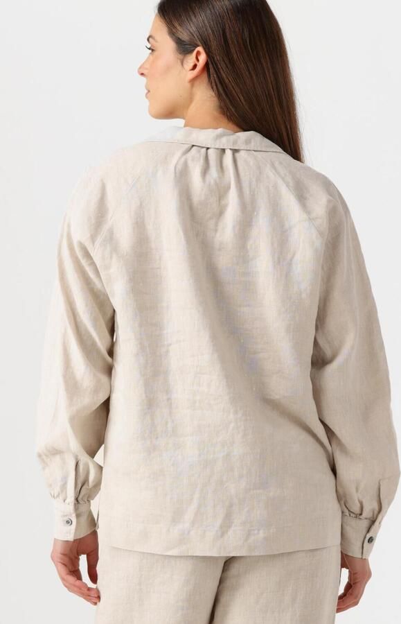 InWear Linnen Blouse Haze Melange Beige Dames - Foto 3