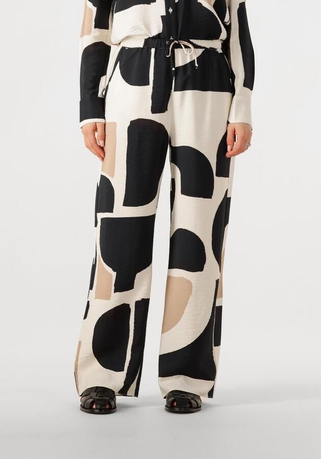 InWear Neutral Soft Blocks Wijde Pijp Broek Multicolor Dames - Foto 4