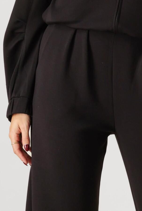 InWear Zwarte Wijde Pijp Elastische Taille Broek Black Dames - Foto 3