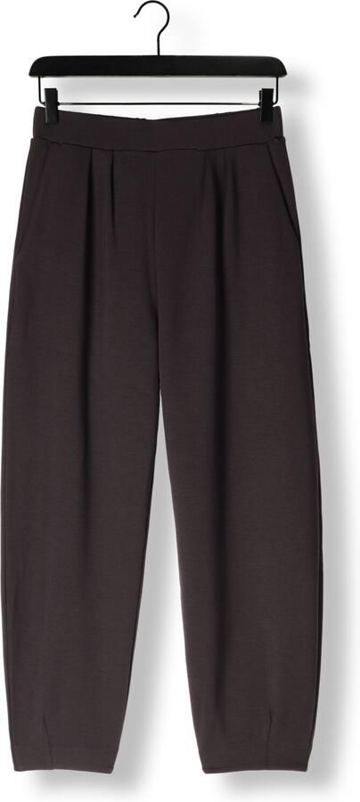 InWear Zwarte Wijde Pijp Elastische Taille Broek Black Dames - Foto 4