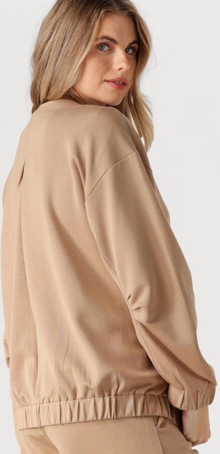 InWear Oversized Bomber Sweatshirt Tannin Beige Dames - Foto 3