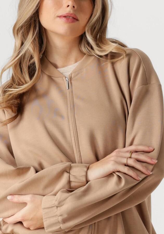 InWear Oversized Bomber Sweatshirt Tannin Beige Dames - Foto 2