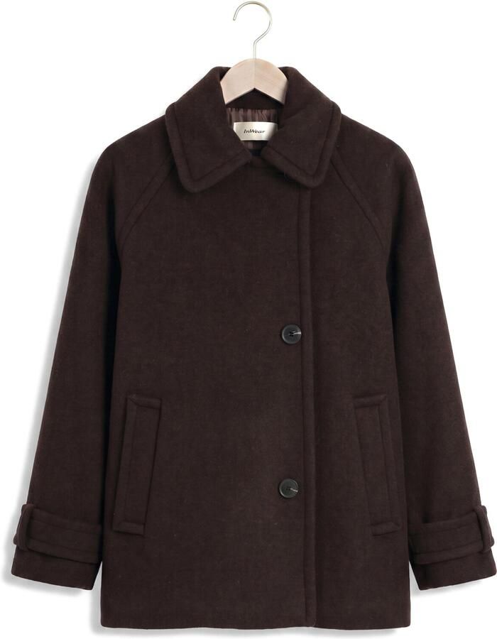 INWEAR Dames Jassen Thoraiw Minona Coat R Bruin - Foto 2