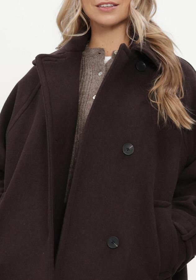 INWEAR Dames Jassen Thoraiw Minona Coat R Bruin - Foto 3