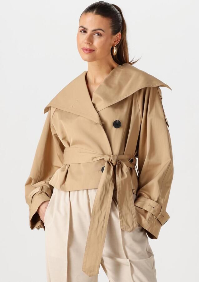 INWEAR Dames Jassen Umayaiw Short Trench Camel - Foto 4