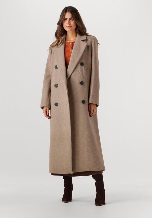 INWEAR Dames Jassen Yunah Iw Long Coat Taupe - Foto 4