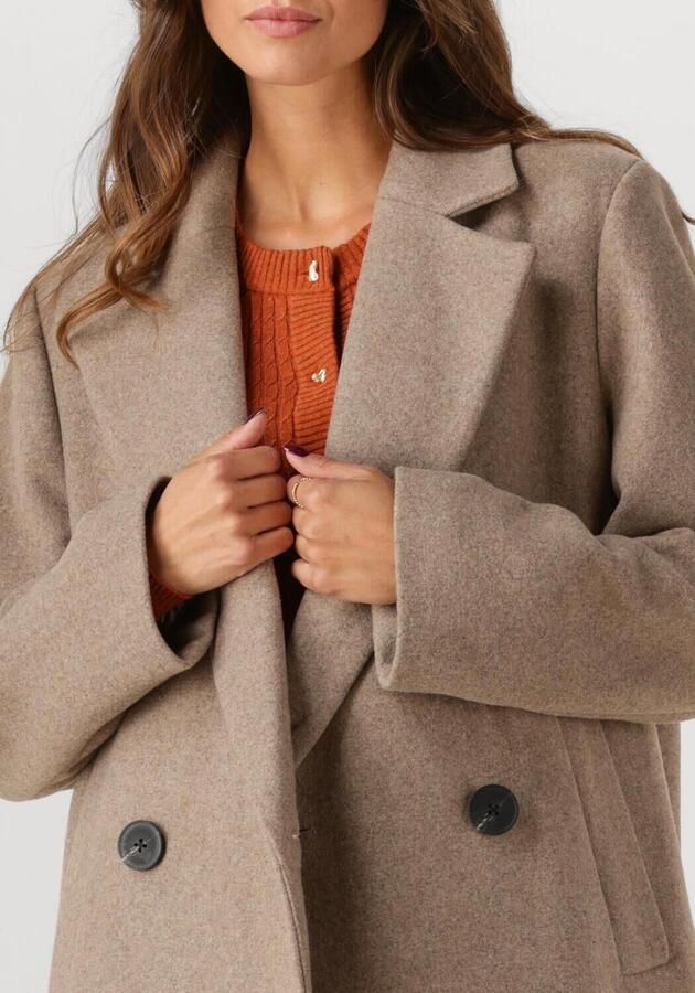 INWEAR Dames Jassen Yunah Iw Long Coat Taupe - Foto 2