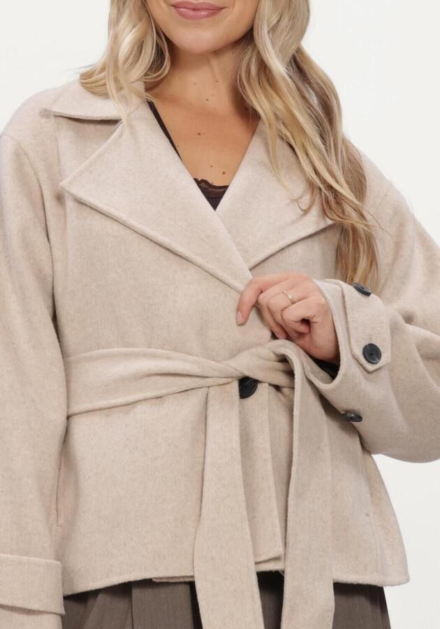 INWEAR Dames Jassen Zillaiw Short Coat Beige - Foto 3