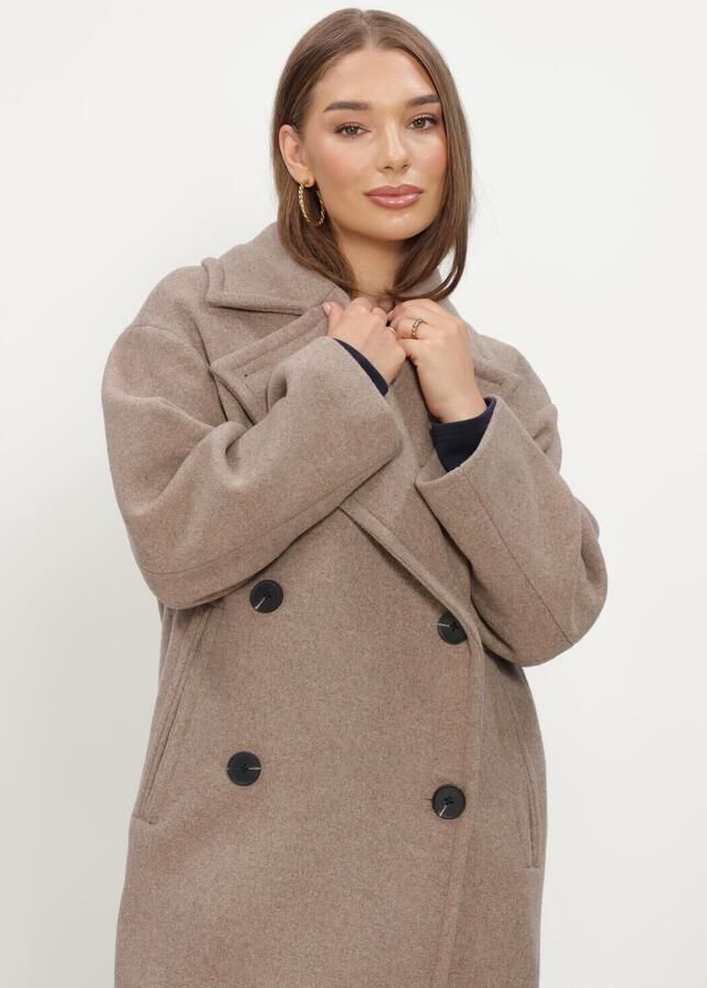 INWEAR Dames Jassen Zorahiw Db Coat Taupe - Foto 3