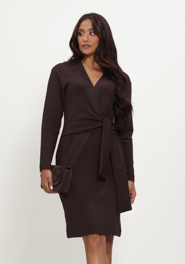 INWEAR Dames Jurken Aggieiw Vincent Knot Dress Bruin