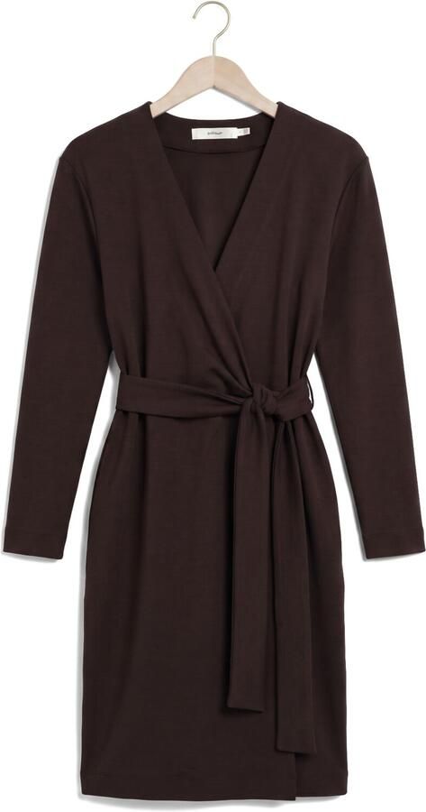 INWEAR Dames Jurken Aggieiw Vincent Knot Dress Bruin - Foto 4