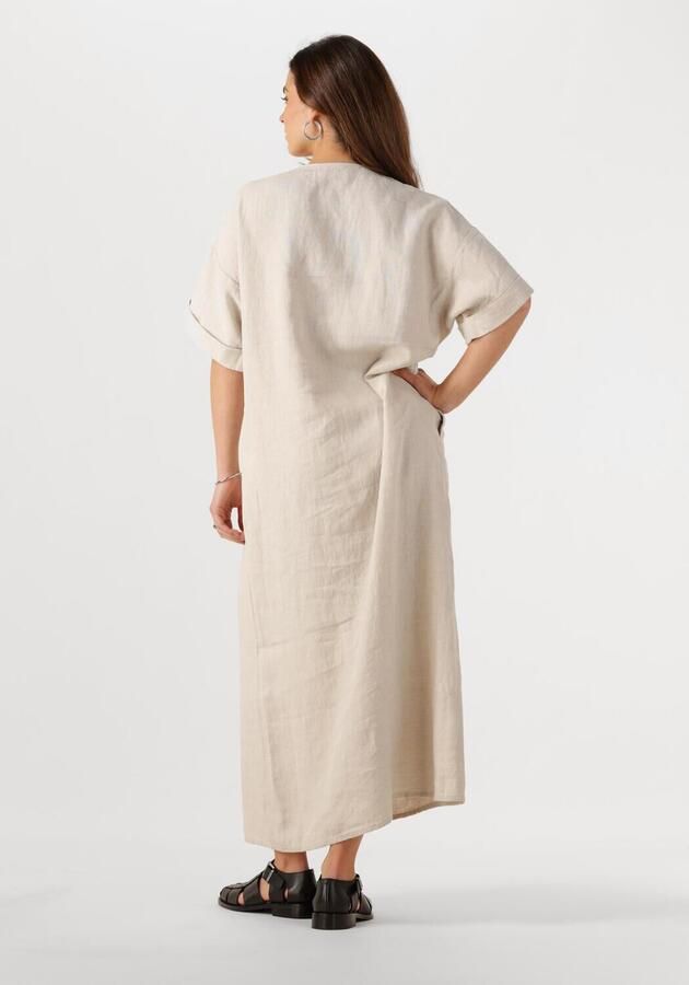 InWear Haze Melange Jurk met Wijde Mouwen Beige Dames - Foto 2