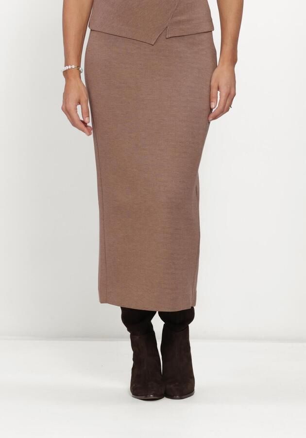 INWEAR Dames Rokken Aidaiw Melange Skirt Bruin