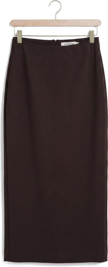 INWEAR Dames Rokken Aidaiw Skirt Bruin - Foto 4