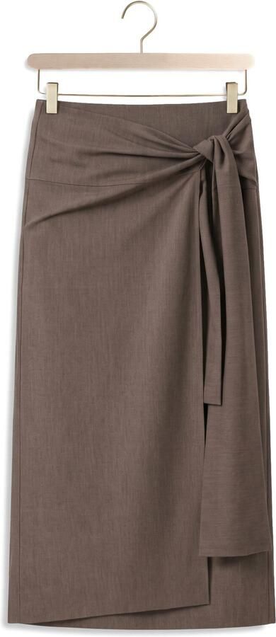 INWEAR Dames Rokken Cleohiw Skirt Bruin - Foto 4