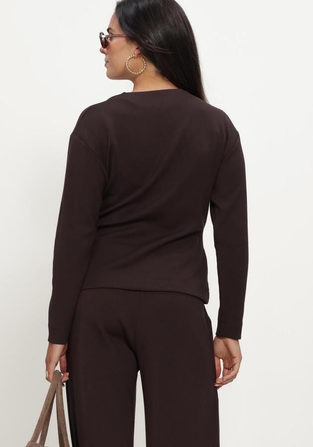 INWEAR Dames Tops & T-shirts Aggieiw Vincent Knot Blouse Bruin - Foto 2