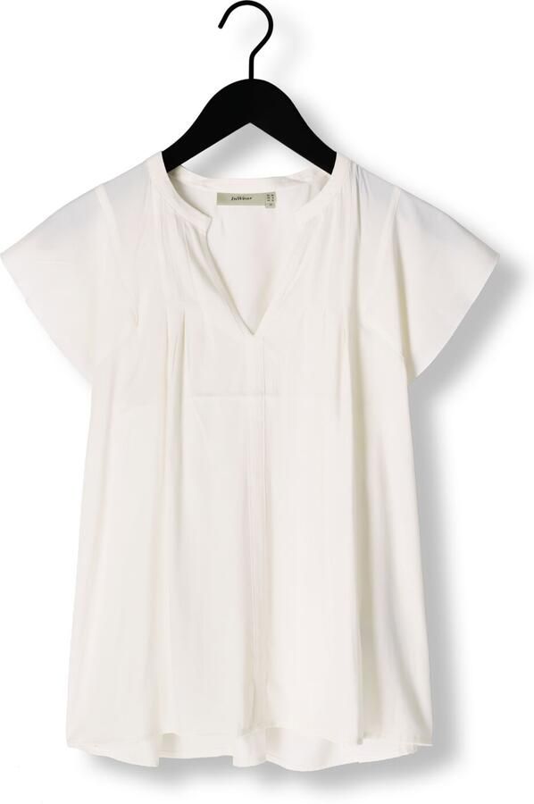 InWear Witte Whisper Top met V-hals White Dames - Foto 3