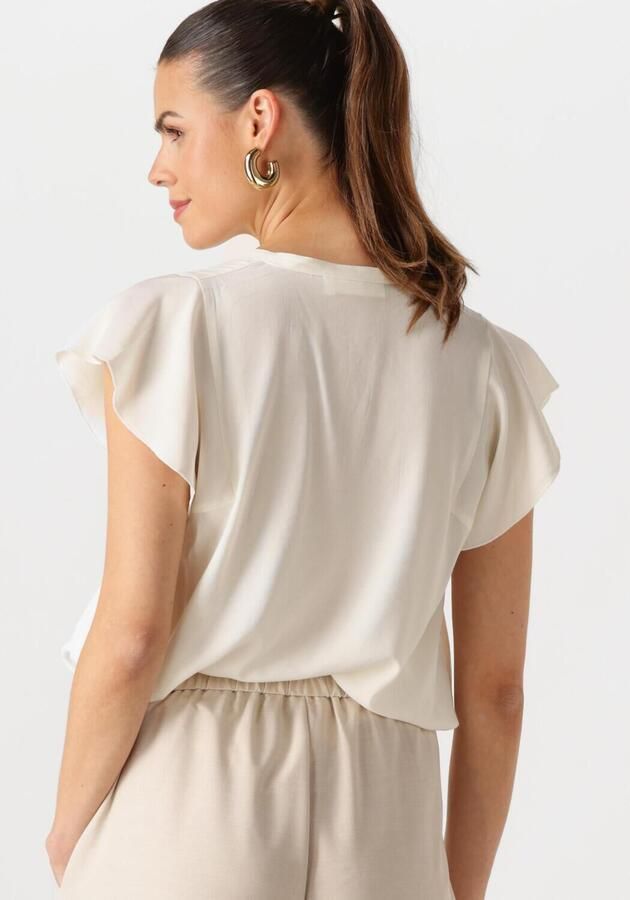 InWear Witte Whisper Top met V-hals White Dames