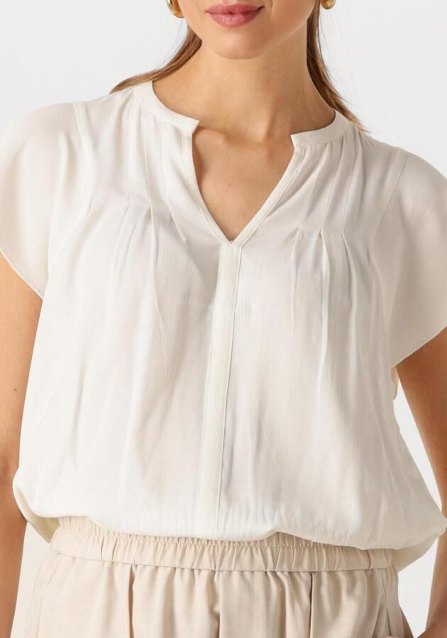InWear Witte Whisper Top met V-hals White Dames - Foto 2