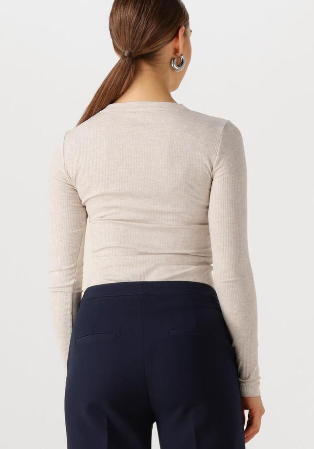 INWEAR Dames Tops & T-shirts Dagnaiw Melange T-shirt Ls Creme - Foto 2