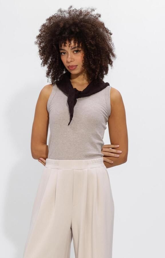 INWEAR Dames Tops & T-shirts Dagnaiw Melange Tank Ecru