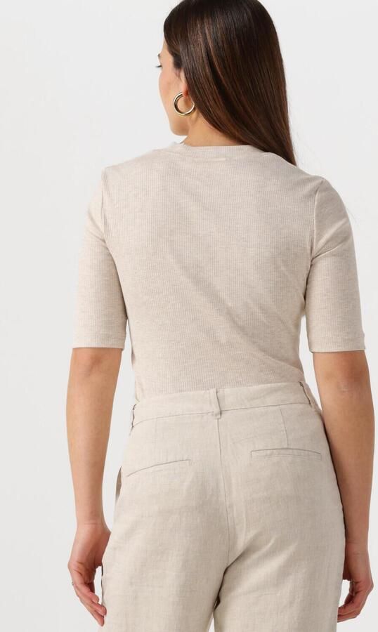 INWEAR Dames Tops & T-shirts Dagnaiw Melange V T-shirt Ecru - Foto 3