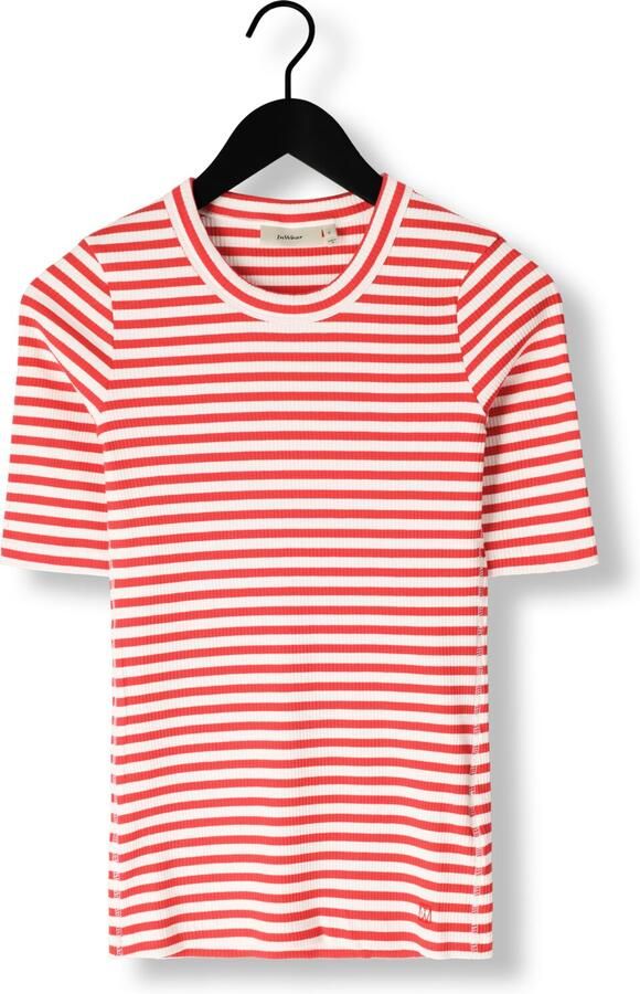 INWEAR Dames Tops & T-shirts Dagnaiw Striped T-shirt Rood - Foto 3