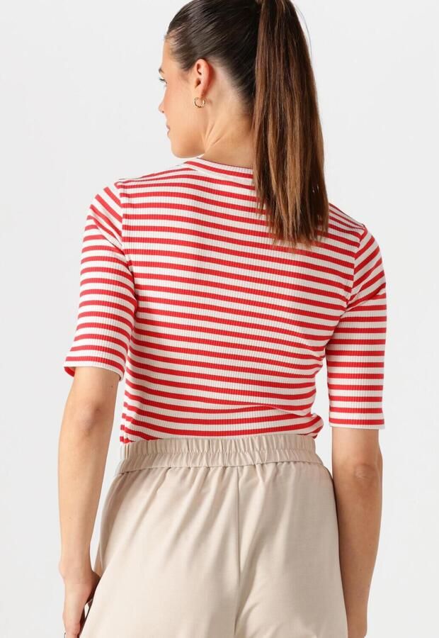 INWEAR Dames Tops & T-shirts Dagnaiw Striped T-shirt Rood - Foto 2