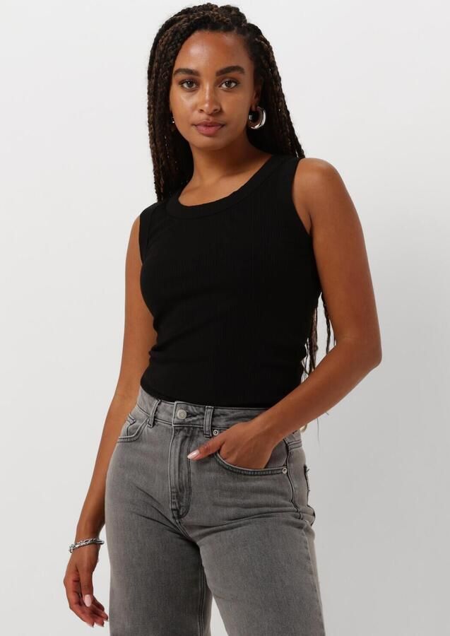 InWear Mouwloze Top met Ronde Hals en Strakke Pasvorm Black Dames - Foto 4